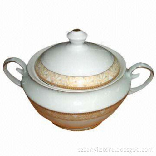 Porcelain Soup Tureen with Popular Shape